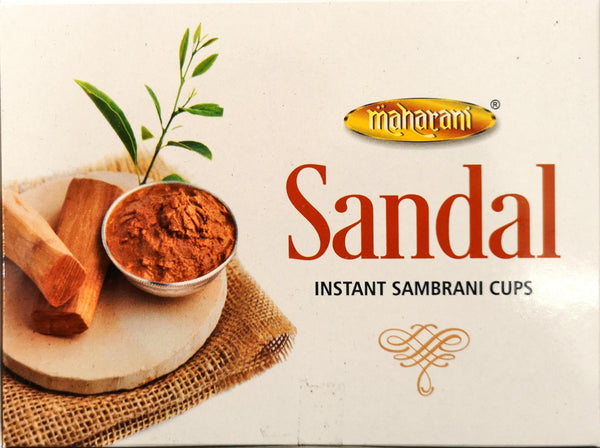 Maharani Sandal Instant Sambrani Cups