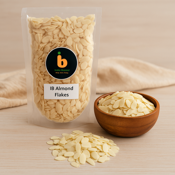 IB Almond Flakes 500g – Sliced Badam (Premium Nut Topping)