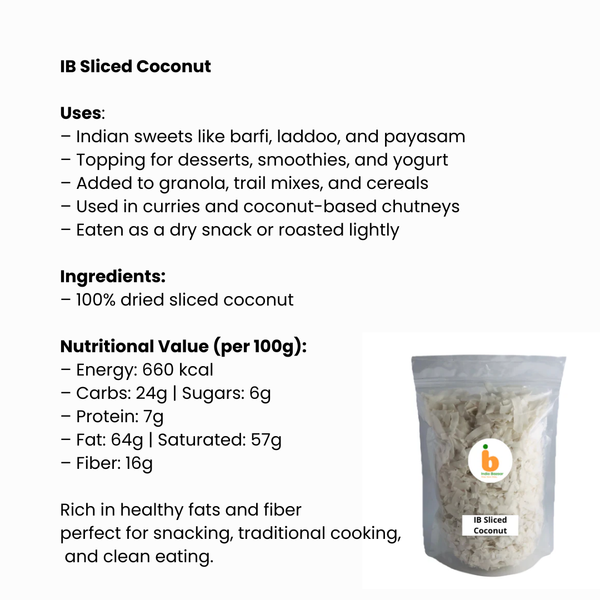 IB Sliced / Shredded Coconut