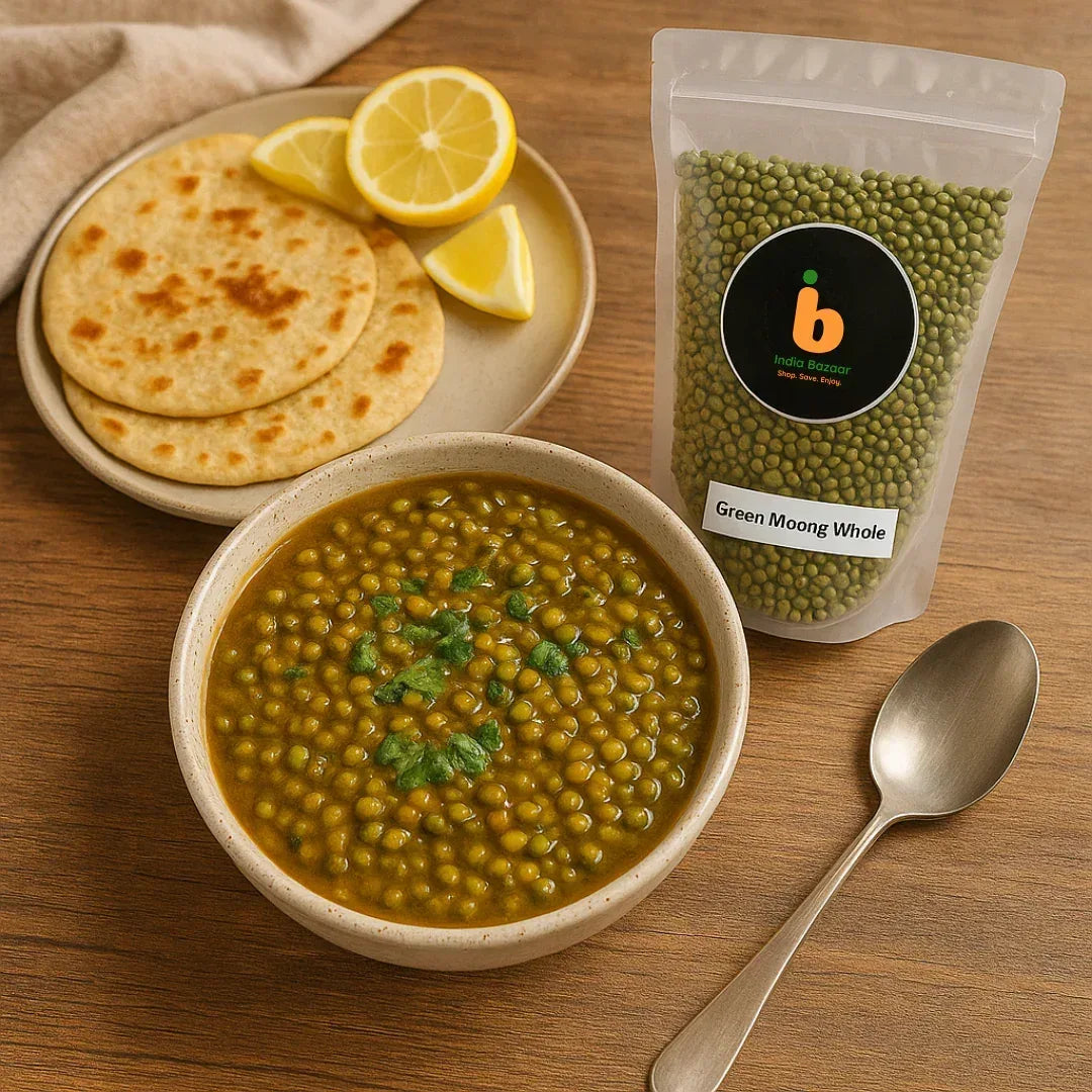 IB Whole Green Beans 5kg (Green Gram / Moong) | Smart Saver, High Protein & Nutrient Rich | Perfect for Sprouts, Curries & Meals | South Africa | India Bazaar