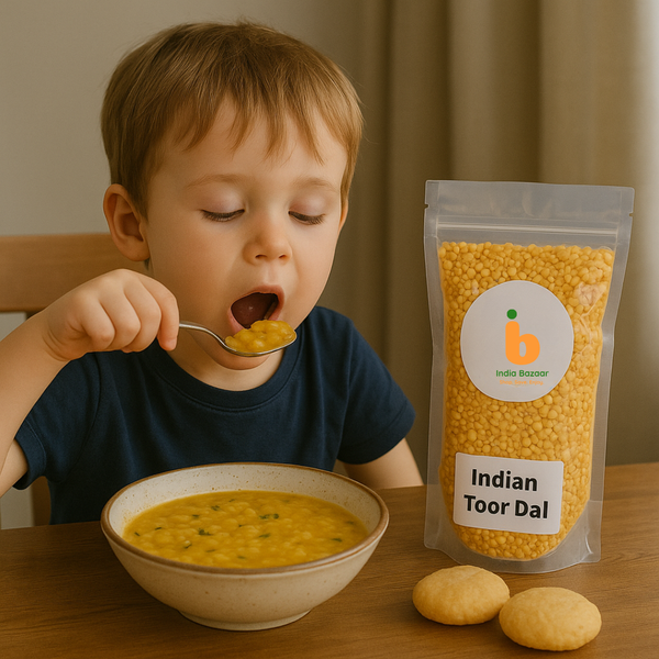 IB Indian Toor/Tuver Dal – 1Kg | Unpolished Split Pigeon Peas (Arhar Dal)