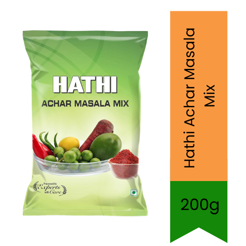 Hathi Achar Masala Mix (Gujarati Sambharo / Rai No Kuria) | 500g - Bold Mustard & Fenugreek Blend for Homemade Mango Pickles & Spicy Oil Tempering | South Africa | India Bazaar