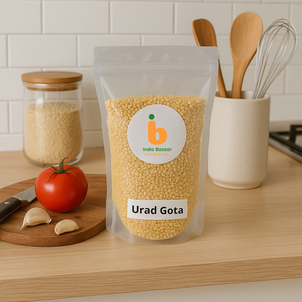 IB Urad Gota (Whole Skinned) – 1Kg | Premium Whole White Urad Dal