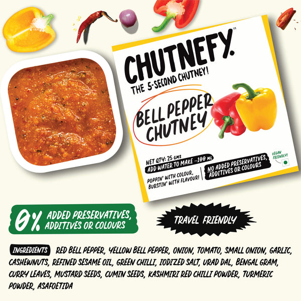 Chutnefy Bell Pepper Chutney 25Gm