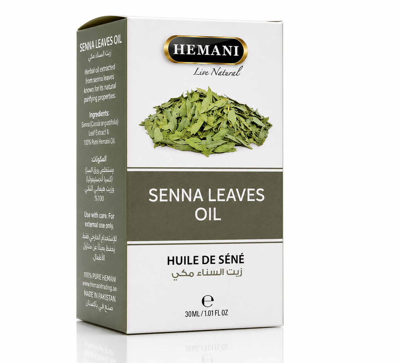 Hemani Live Natural Senna Leaves Oil (Sanay Ke Patte Ka Tel) | 30ml - Hair & Skin Care (For External Use Only)