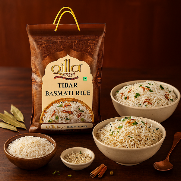 Qilla Excel Exta Long Grain Tibar Basmati rice