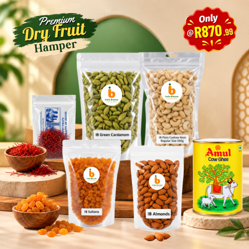 IB Diwali Dry Fruits Hamper (Mewa Gift Box) | 1 Pack - Premium Assorted Nuts & Dried Fruits Hamper | Rich Energy, Festive Gifting & Authentic Quality | South Africa | India Bazaar
