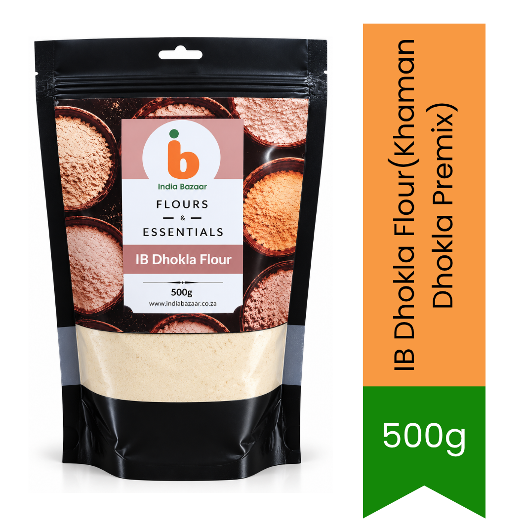 IB Dhokla Flour (Khaman Dhokla Premix) - Chickpea Flour Blend for Light Fluffy Snacks & Breakfast, Quick Ready-to-Steam Meal | South Africa | India Bazaar