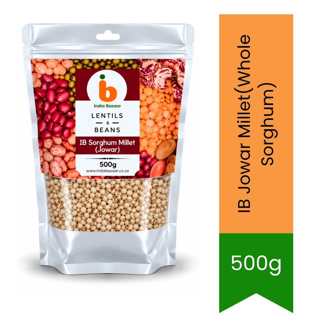 IB Juwar Millet (Sorghum Whole Grain) - Gluten-Free Ancient Millet for Healthy Rotis & Porridge, High Fiber Weight Loss Staple | South Africa | India Bazaar