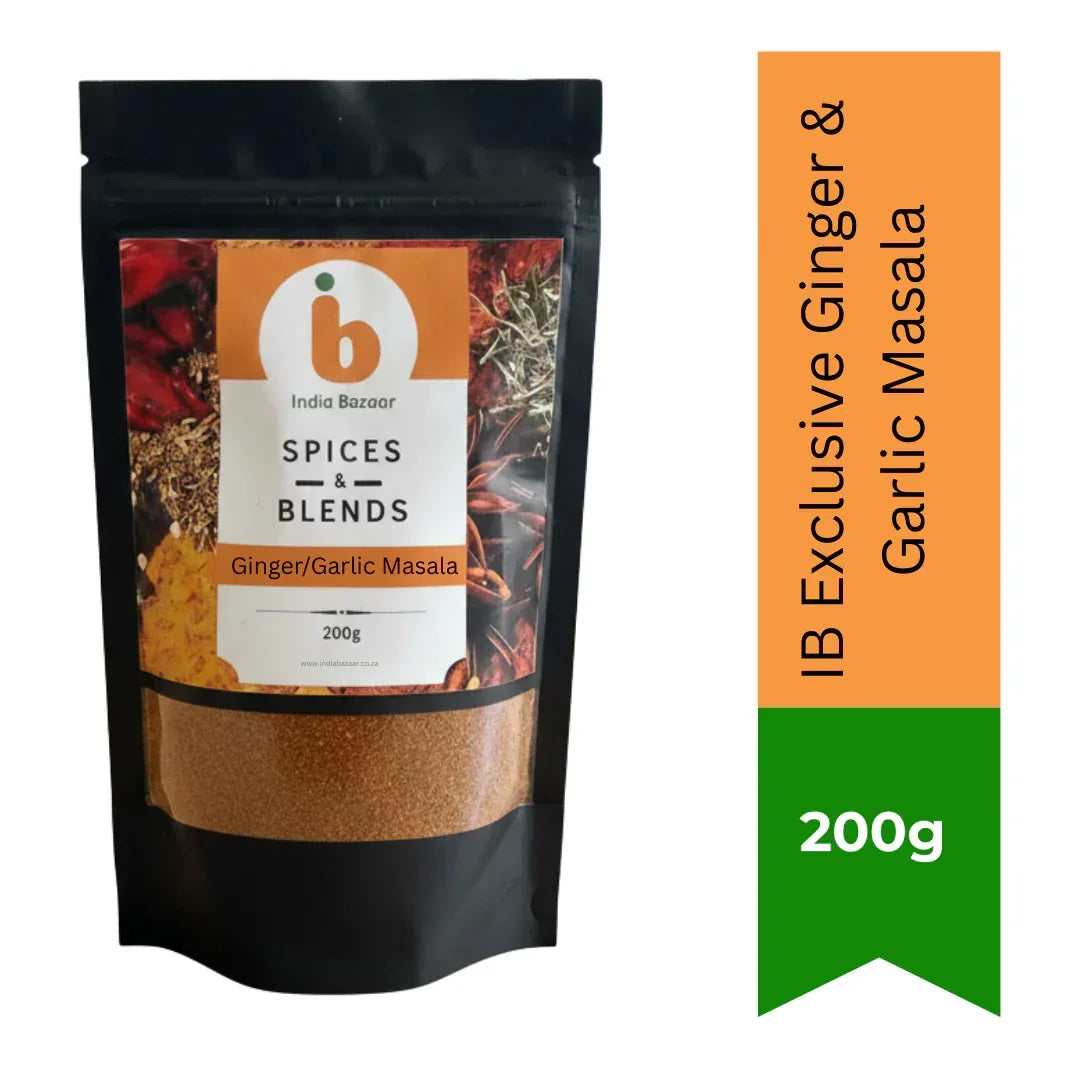 IB Ginger & Garlic Seasoning 200g | Aromatic Spice Blend | Cooking & Marinade Ingredient | South Africa | India Bazaar