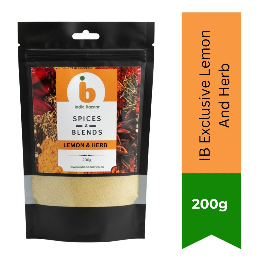 IB Lemon & Herb Seasoning 200g | Zesty Spice Blend | Chicken, Fish & Veg Seasoning | South Africa | India Bazaar