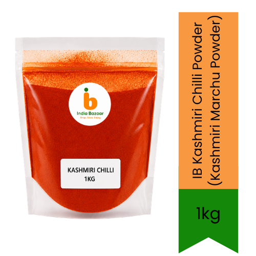 IB Kashmiri Chilli Powder (Kashmiri Marchu Powder) - Premium Mild Ground Red Pepper for Rich Crimson Colour in Tandoori & Curry Gravies | South Africa | India Bazaar