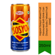 Hajoori Sosyo Mixed Fruit Flavoured Soft Drink Can (Sosyo Soda) | 250ml - Iconic Indian Fizzy Carbonated Refreshment Blend of Apple & Grape Flavors | Sweet & Tangy Teatime Soda | South Africa | India Bazaar