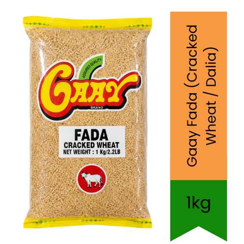 Gaay Fada (Cracked Wheat / Dalia) | 1kg - Whole Wheat Cracked Grain for Healthy Upma, Porridge, Khichdi & Kheer | Delivers Nutritious Fiber & Wholesome Taste | South Africa | India Bazaar