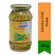 Ashoka Chilli Pickle (Hari Mirch Ka Chatpata Achar) | 480g - Sharp Spicy Sliced Hot Green Peppers Cured in Mustard Seeds, Adds Pungent Bite to Flatbreads | South Africa | India Bazaar