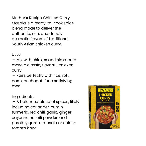 Mother's Recipe Chicken Curry Masala|BB:24.JAN.2027