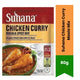 Suhana Chicken Curry Masala Mix 80g | Cook Saucy Chicken for Rice, Pap, Bread & Wraps | Easy Everyday Cooking Mix | South Africa | India Bazaar