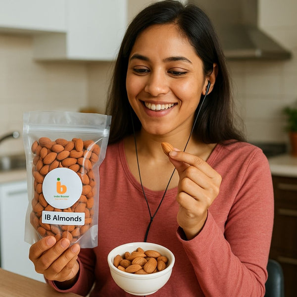 IB Almonds – Whole Badam (Premium Raw Boontjies)