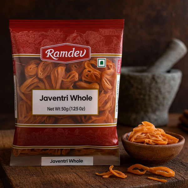 Ramdev Javentri Whole 50g – Premium Mace Spice|BB:MAR.2027