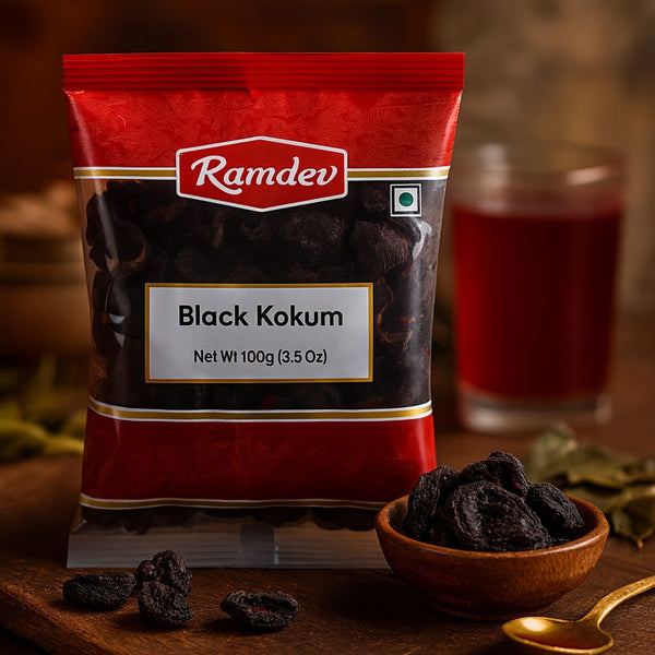 Ramdev Black Kokum 100g – Premium Quality Sour Fruit|BB:MAR.2027