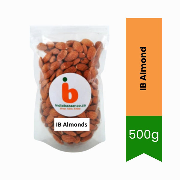 IB Almonds – Whole Badam (Premium Raw Boontjies)