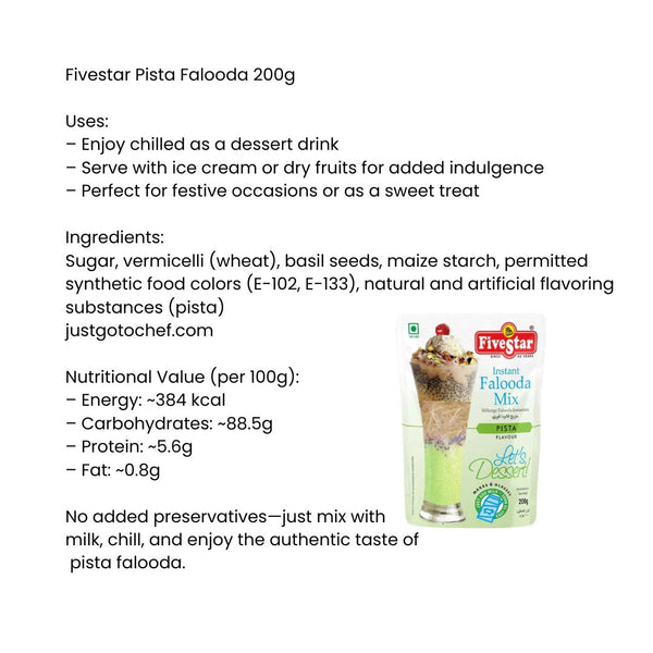 Fivestar Pista Falooda|BB:MAY.2026