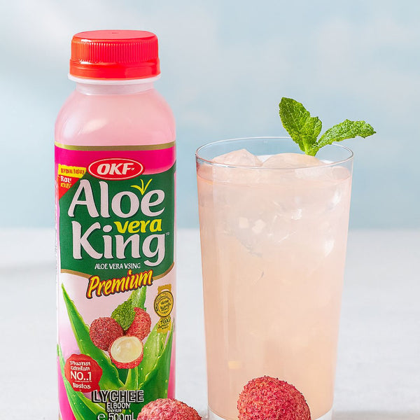 OKF Aloe Vera King Lychee Drink|BB:31.JUL.2026