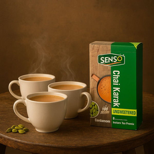 Senso Karak Chai Cardamom 8-Pack |Rich & Creamy Flavor |BB:16.NOV.2025