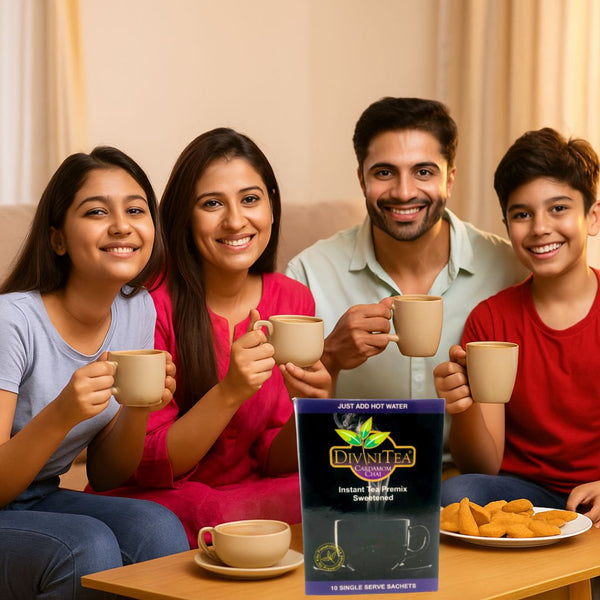 Divini Tea Cardamom Chai Instant Tea Premix Sweetened|BB:01.OCT.2026