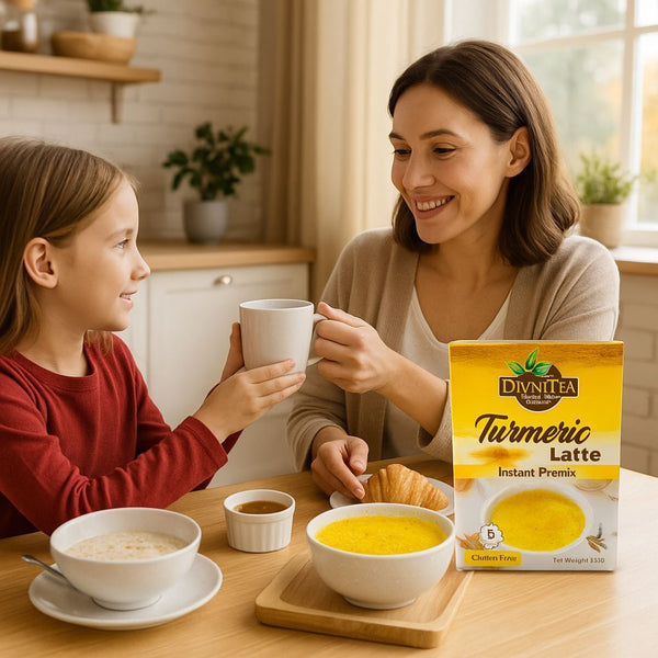 Divini Tea Turmeric Latte Instant Premix Gluten Free|BB:01.OCT.2026