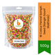 IB Colour Fennel Somph Seed (Rangin Saunf Mukhwas) | 500g - Candy-Coated Sweet Fennel Seeds for Kids Birthday Parties & Altar Reception Trays | South Africa | India Bazaar