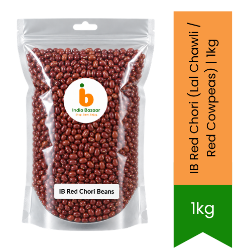 IB Red Chori (Lal Chawli / Red Cowpeas) | 1kg - Premium Pure Nutrient-Rich Lentils for Curries, Salads & Daily Cooking | Delivers High Protein & Delicious Authentic Taste | South Africa | India Bazaar