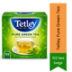 Tetley Pure Green Tea | 102 Tagless Tea Bags - Gentle Unflavoured Tea | Rich in Natural Antioxidants for Light Clean Refreshment | South Africa | India Bazaar