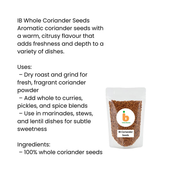IB Whole Coriander Seeds