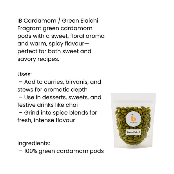 IB Cardamom - Green Elaichi _ First Grade