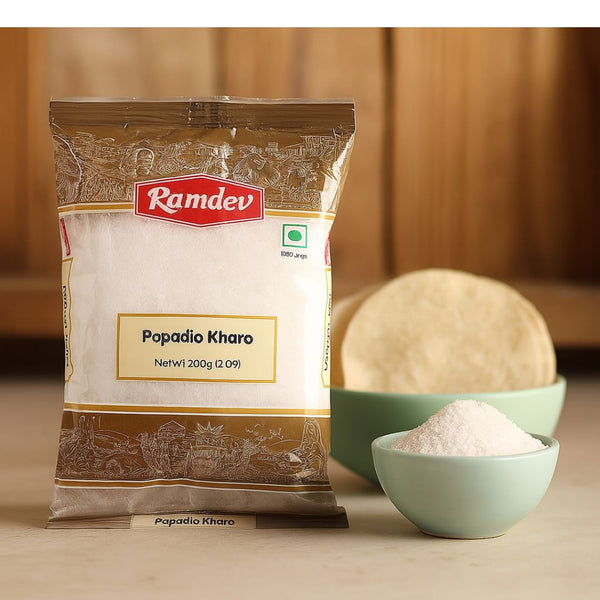 Ramdev Papadio Kharo 200g – Authentic Indian Snack|BB:FEB.2027