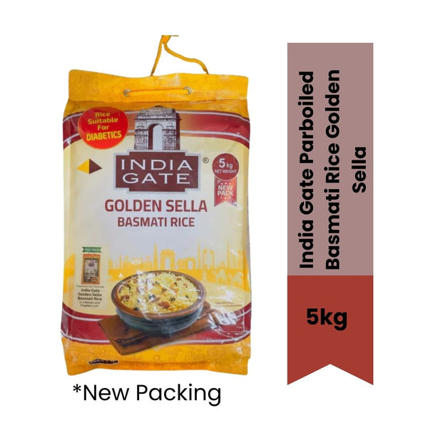 India Gate Parboiled Basmati Rice Golden Sella