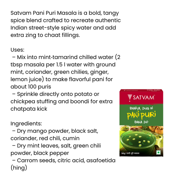 Satvam Pani Puri Masala|BB:06.JUN.2026