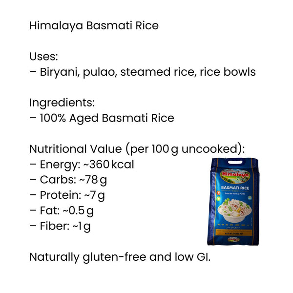 Himalaya River Basmati Rice 5kg