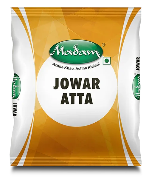 Madam Sorghum Millet Flour (Jowar No Lot / Jowar Atta) | 1kg - Gluten-Free Healthy Flour for Soft Sorghum Flatbreads, Weight Loss & Digestion | South Africa | India Bazaar