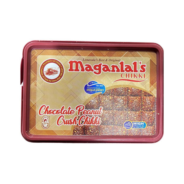 Maganlal Chocolate Peanut Crush Chikki 250Gm
