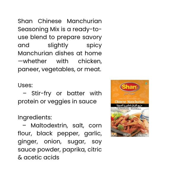 Shan Chinese Manchurian Oriental Spice Mix |BB:06.JUL.2026