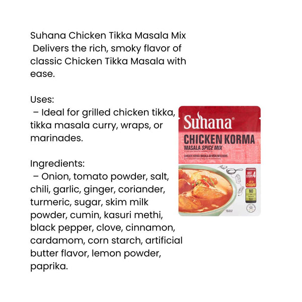 Suhana Chicken Korma Mix |BB:MAY.2026