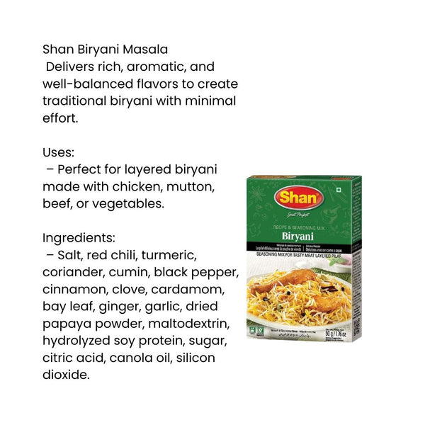 Shan Biryani Masala |BB:02.FEB.2028