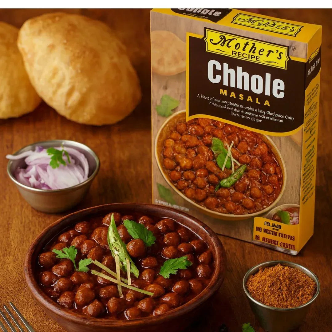 Mother's Recipe Chhole Masala (Kabuli Chana Spice Mix) | 60g - Tangy & Spicy Aromatics Blend for Making Authentic Punjabi Style Chickpea Curries | South Africa | India Bazaar