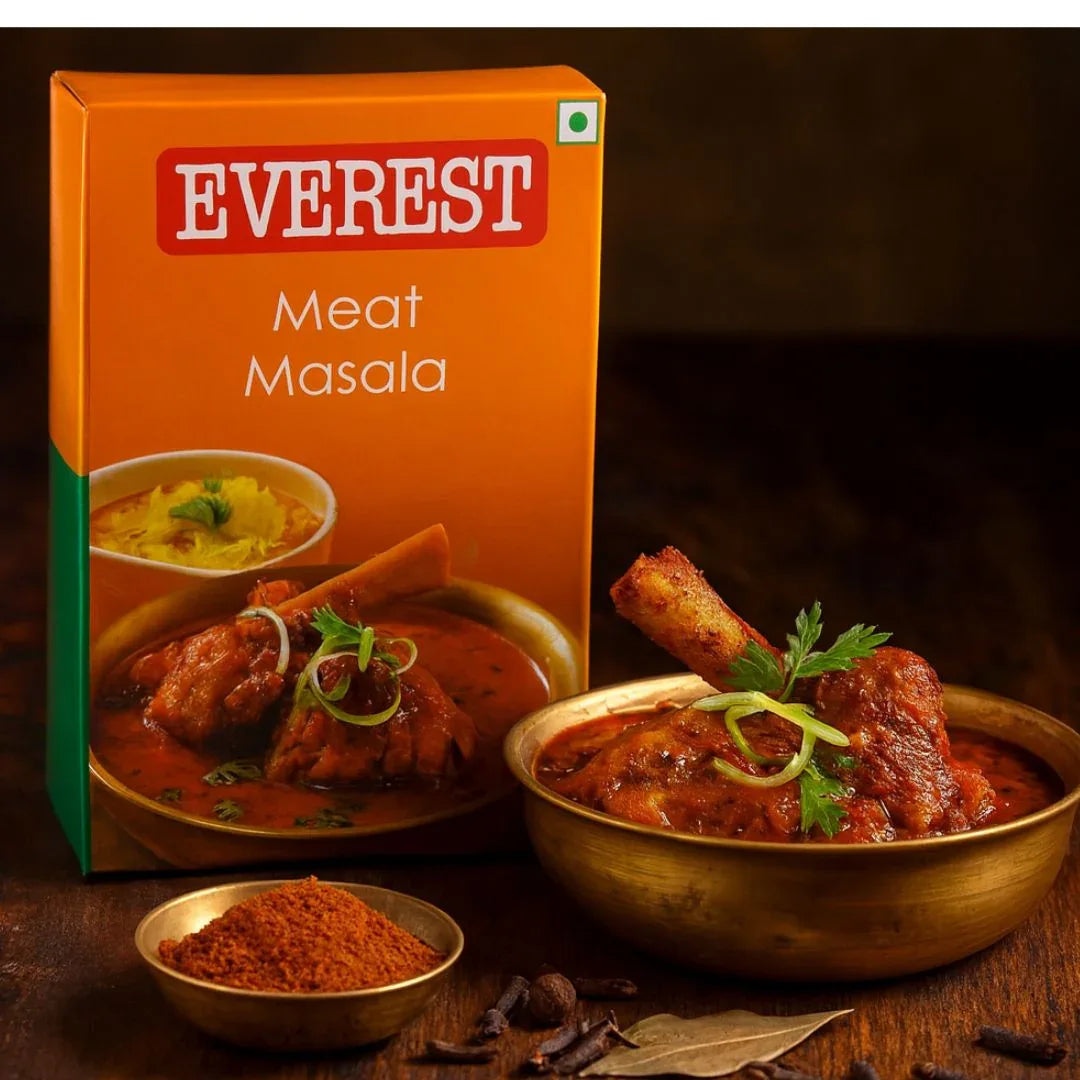 Everest Meat Masala (Gosht Ka Spice Mix) | 100g - Robust Warming Ground Aromatics to Tenderize & Deepen Flavourful Beef, Mutton & Lamb Curries | South Africa | India Bazaar