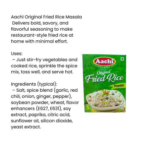 Aachi Original Fried Rice Masala 50g |BB:FEB.2027