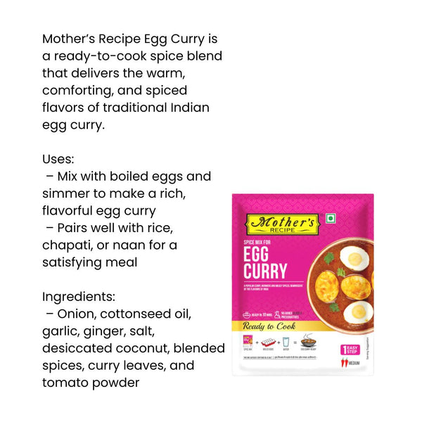 Mother's Recipe Egg Curry |BB:08.FEB.2027