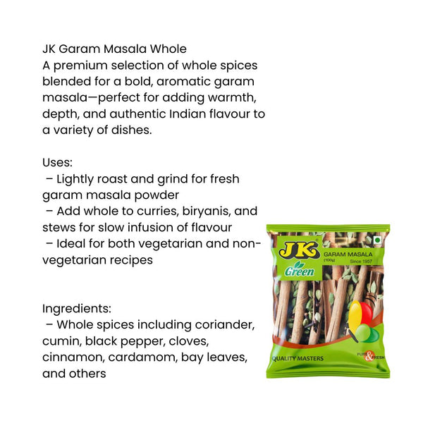 JK Garam Masala Whole|BB:09.APR.2026