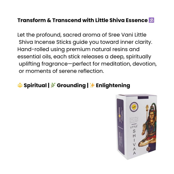 Sree Vani Little Shiva Incense Sticks